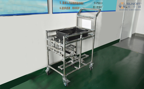 擋邊周轉車,低成本自動化小案例 擋邊周轉車,低成本自動化小案例