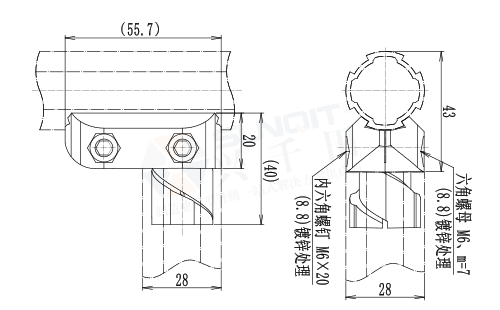 加強內直接頭尺寸圖