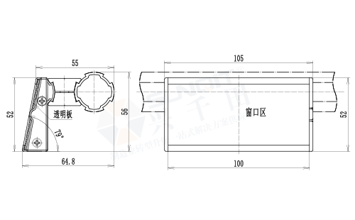 鋁合金標識牌尺寸圖