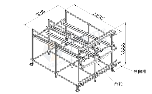 AGV周轉車+物料架(翹板型) AGV周轉車+物料架(翹板型)