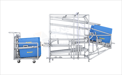 機械稱重貨架+堆垛周轉車 機械稱重貨架+堆垛周轉車