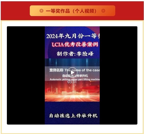 9月份優秀LCIA視頻大賽 | 總獲獎名單公布啦3 9月份優秀LCIA視頻大賽 | 總獲獎名單公布啦3